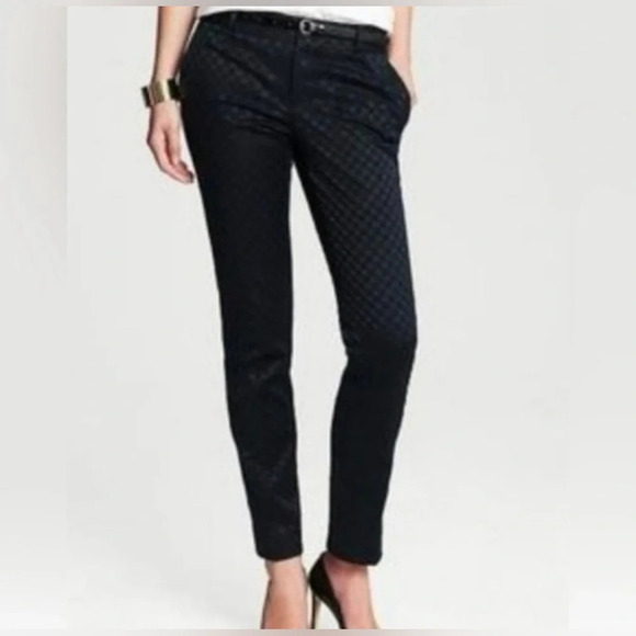 Banana Republic  Symona Brocade crop Pants, size 8 - Picture 1 of 10